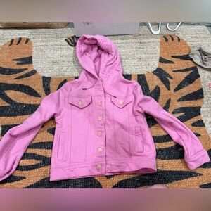Copper Key Pink Cotton Jacket for Kids